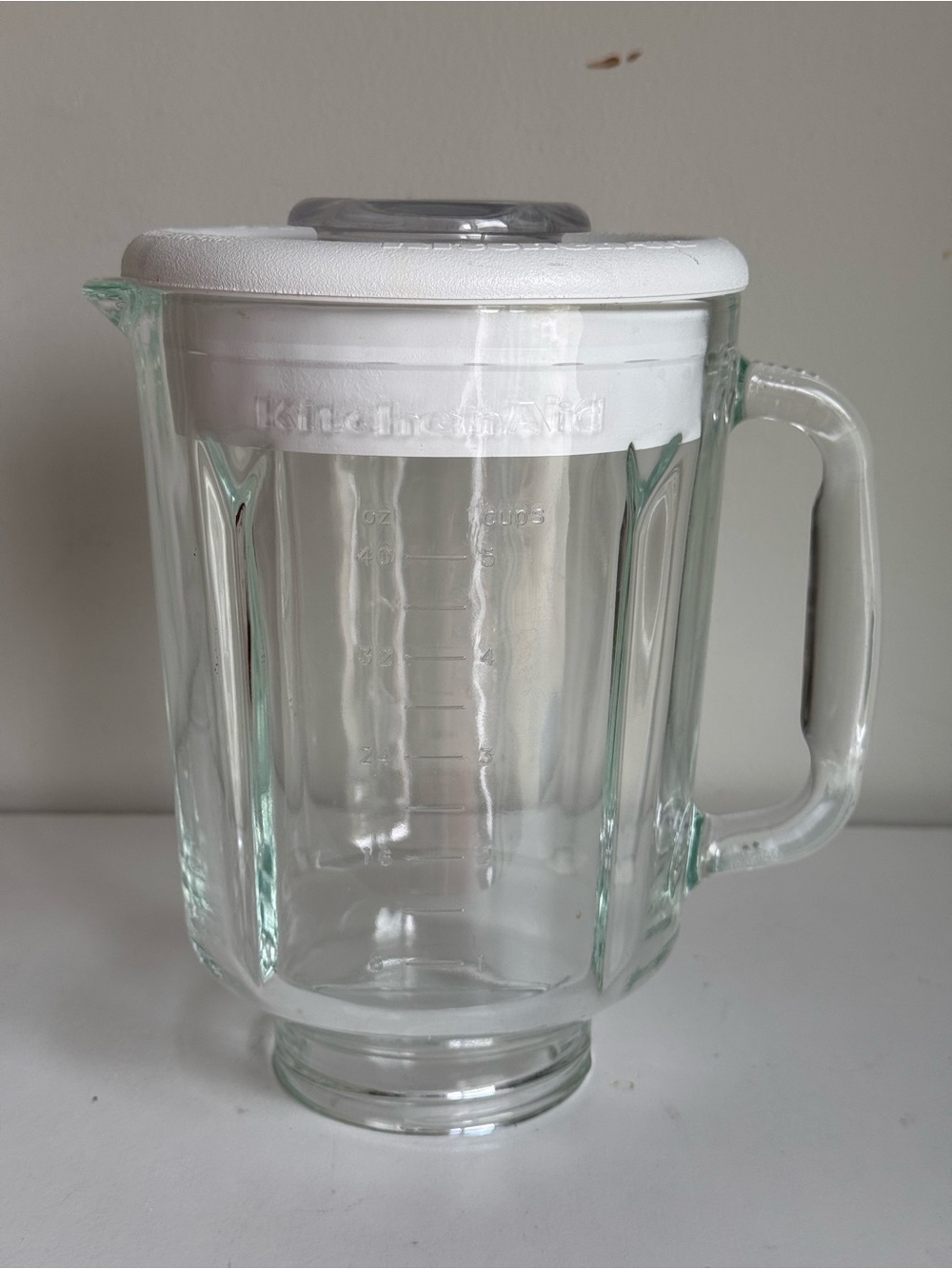 KitchenAid 40 oz 5 Cup Glass Blender Jar Pitcher Replacement OEM With Lid